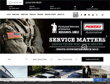Tablet Screenshot of lexussandiego.com